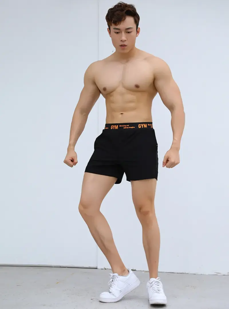 BC319 - 01 二合一運動短褲|內建壓縮褲不走光