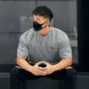 美式彈力寬鬆上衣