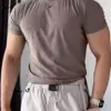 BC490 - 01 涼感羅紋男短T|35度穿也涼