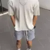 立體螺紋紋理短袖｜穿上質感升級
