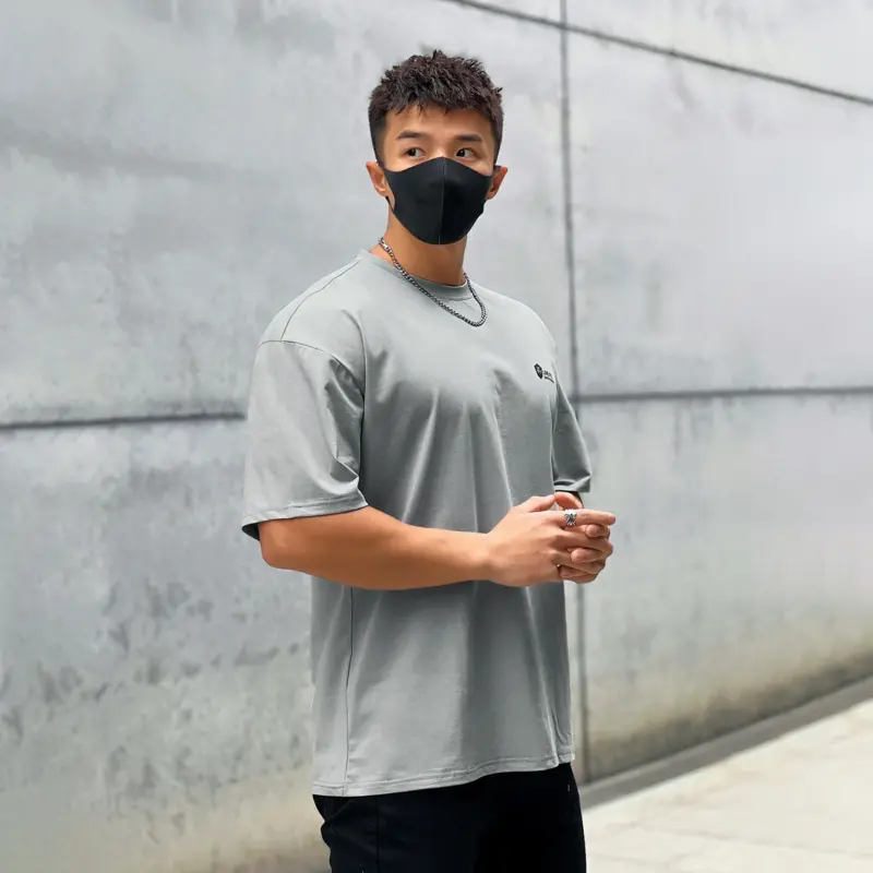 美式彈力寬鬆上衣