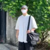 重磅硬挺短袖襯衫｜不燙也挺