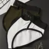 高彈鏤空男三角褲｜性感又透氣
