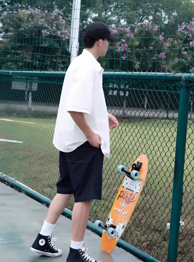 重磅硬挺短袖襯衫｜不燙也挺