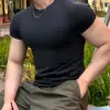 BC490 - 06 涼感羅紋男短T|35度穿也涼