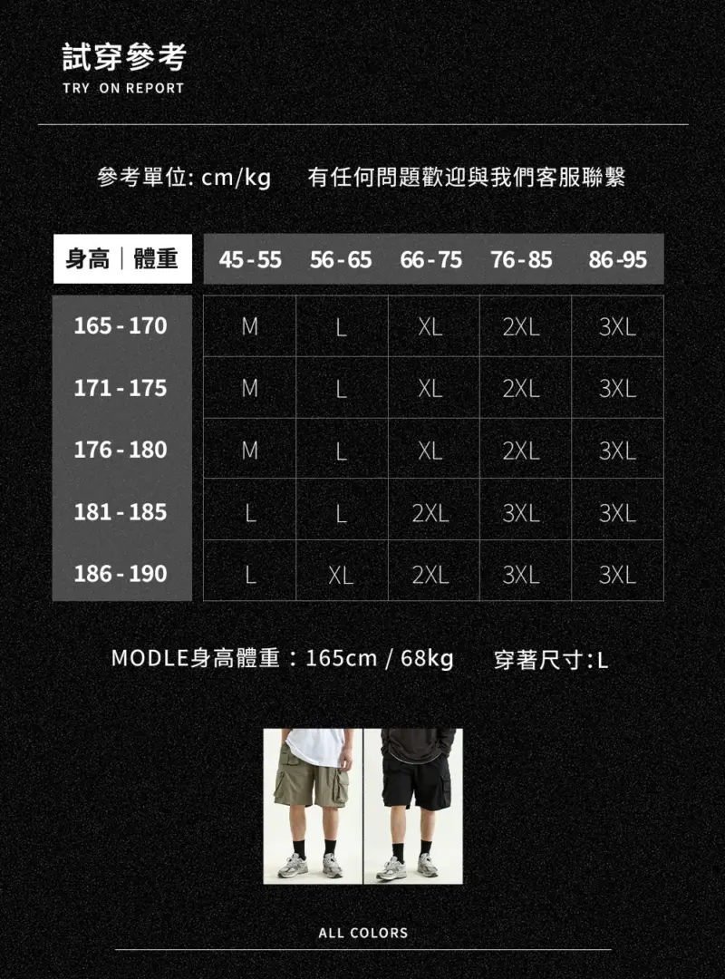 BC412 - 07 日系機能工裝短褲|口袋超多超能裝