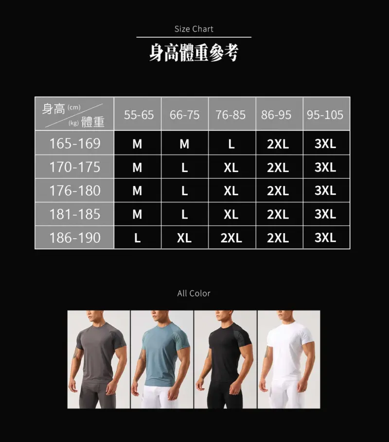BC336 - 11 力學拼接訓練T|健身穿這件更有動力